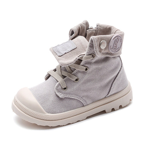 SH-2019   Kids Sneakers High Children's Canvas Shoes