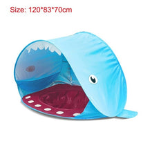 Load image into Gallery viewer, BE- Baby Beach Tent Children Waterproof Pop Up sun Awning Tent UV-protecting Sunshelter with Pool Kid Outdoor Camping Sunshade Beach Approximately 46 inches x 31 inches x 27 inches