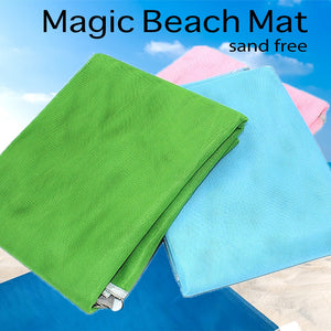 Magic Beach Mat Outdoor Travel Magic Sand Free Mat Beach Picnic Camping Waterproof Mattress Blanket Foldable Sandless Beach Mat