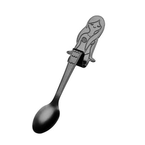 ME- 1 Pcs 304 Stainless Steel Mermaid Spoon. 5 colors choices