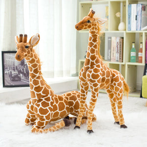 AA- Giraffe Plush Animal So Soft to be treasured 23 inches and 31 inches tall