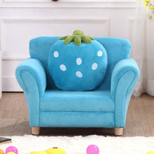 Load image into Gallery viewer, Fashionable Children&#39;s Chair in lovely soft, Strawberry Accent. Perfect for princess dress-up area.