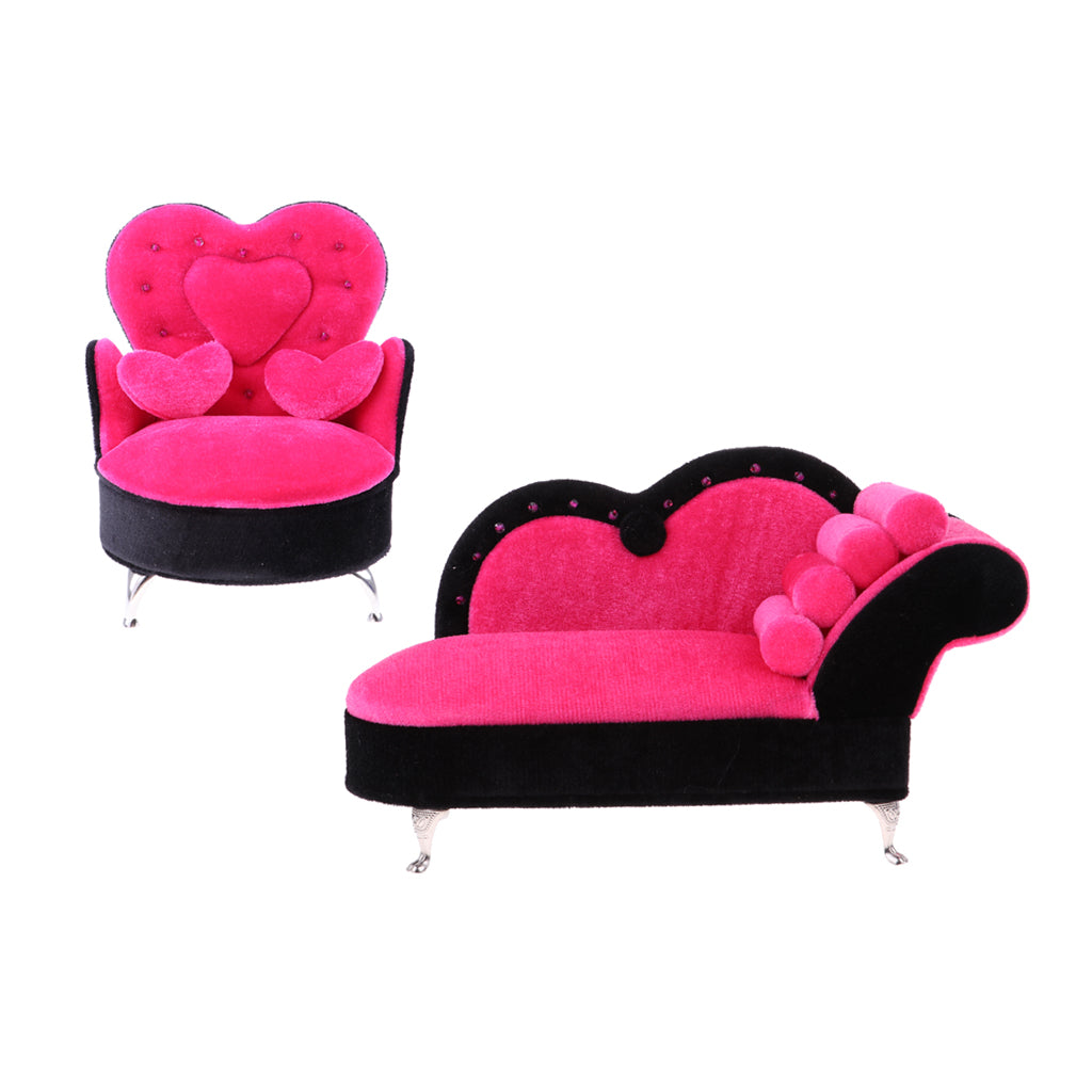 Beautiful Doll Furniture 1/6 European Style Sofa Chair Armchair  for 12 Inch Doll