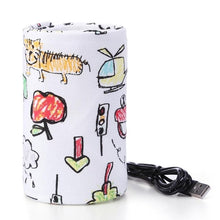 Load image into Gallery viewer, MH-Brilliant Portable Baby Bottle  USB  Warmer Insulated Bag Portable Travel Cup Warmer Baby Nursing Bottle Cover Warmer Heater Bag Infant Feeding Bottle Bags