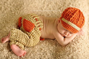 Handmade Baby Boy Hat / Pant Set Newborn Baby Boy Colorful Crochet knit Sock Monkey Hat With Ear Flaps