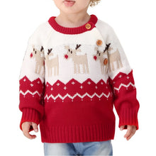 Load image into Gallery viewer, Christmas Winter Sweater for Girls and Boys Thick Knitted Bottoming O-Neck Pullover.
