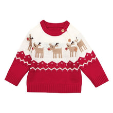 Load image into Gallery viewer, Christmas Winter Sweater for Girls and Boys Thick Knitted Bottoming O-Neck Pullover.