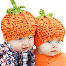 Load image into Gallery viewer, Newborn Baby Cute Pumpkin Cap Knit Hat
