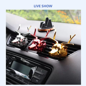 Reindeer Air Fresheners for your car's vent. Adorable Christmas splash to add beauty and fragrance inside your car.