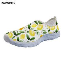 Load image into Gallery viewer, Mesh Flat Shoes Women&#39;s Funny 3D Print Lemon Shoes for Adult Child Breathable Slip On Footwear.
