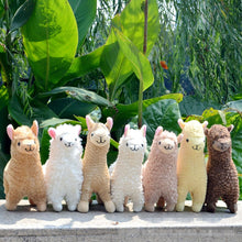 Load image into Gallery viewer, AA- Lovely 23cm White Alpaca Llama Plush Toy Doll Animal Stuffed Animal Dolls Japanese Soft Plush Alpacasso For Kids Birthday Gifts