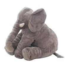 Load image into Gallery viewer, AA- Large Plush Elephant  Kids Sleeping Back Cushion Cute Stuffed Elephant Baby More than 15, and 23 inches in height