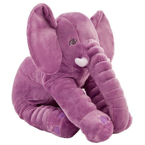 AA- Large Plush Elephant  Kids Sleeping Back Cushion Cute Stuffed Elephant Baby More than 15, and 23 inches in height