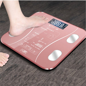 MH-Bathroom Body Weight Scale Scales Glass Smart Household Electronic Digital Floor Weight Balance  LCD Display