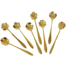 Load image into Gallery viewer, Spoons-Beautiful Bouquet of 8 flower teaspoons, perfect for any celebration.