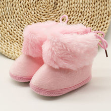 Load image into Gallery viewer, Winter Sweet Newborn Baby Girls Princess Winter Boots First Walkers