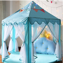Load image into Gallery viewer, Play Tent Portable Folding Prince or Princess Tent Children Castle Play House