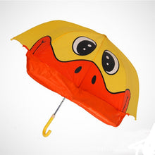 Load image into Gallery viewer, The absolute cutest way to keep your little ones covered from the rain or too much sun. They will celebrate the fun adventure of these funny umbrellas.