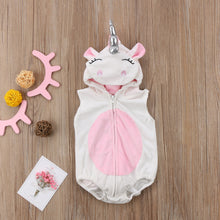 Load image into Gallery viewer, Toddler Newborn Unicorn Baby Girls Fleece Romper Jumpsuit Jumper Outfits Costume