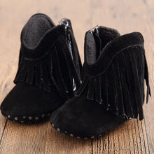 Load image into Gallery viewer, Baby Boots with fringe like Mommy&#39;s!
