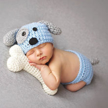 Load image into Gallery viewer, BAB- Newborn Baby Clothes Girls Boys Crochet Knit  Carrot or Bone sold separately for decor Rabbit Baby Caps Hats