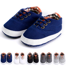 Load image into Gallery viewer, Shoes-Newborn Baby First Walker Infant Canvas Shoes 0-18 months