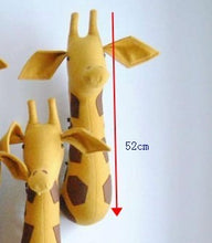 Load image into Gallery viewer, Stuffed Animals Giraffe Felt Wall Mounted Animal Head Safari Wall Hanging