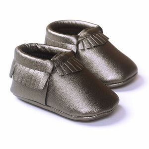 Tassels 26-Color PU Leather Baby Shoes Baby Moccasins Newborn Shoes Soft Infants Crib Shoes Sneakers First Walker