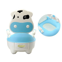 Load image into Gallery viewer, Children&#39;s Portable Potty with Soft cushioned ring.  Baby Girls and  Boys Hygienic Portable Training Seat. Potty Training Chair.