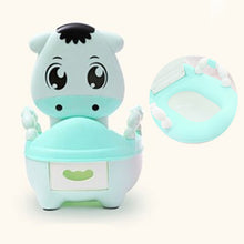 Load image into Gallery viewer, Children&#39;s Portable Potty with Soft cushioned ring.  Baby Girls and  Boys Hygienic Portable Training Seat. Potty Training Chair.